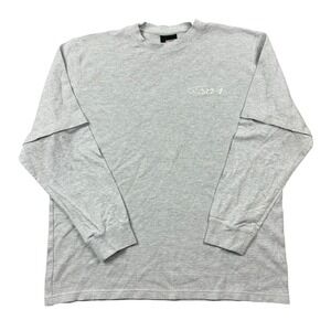 And 1 Thermal Shirt Men Large Gray Dual Layer Long Sleeve Y2K Skater Streetwear